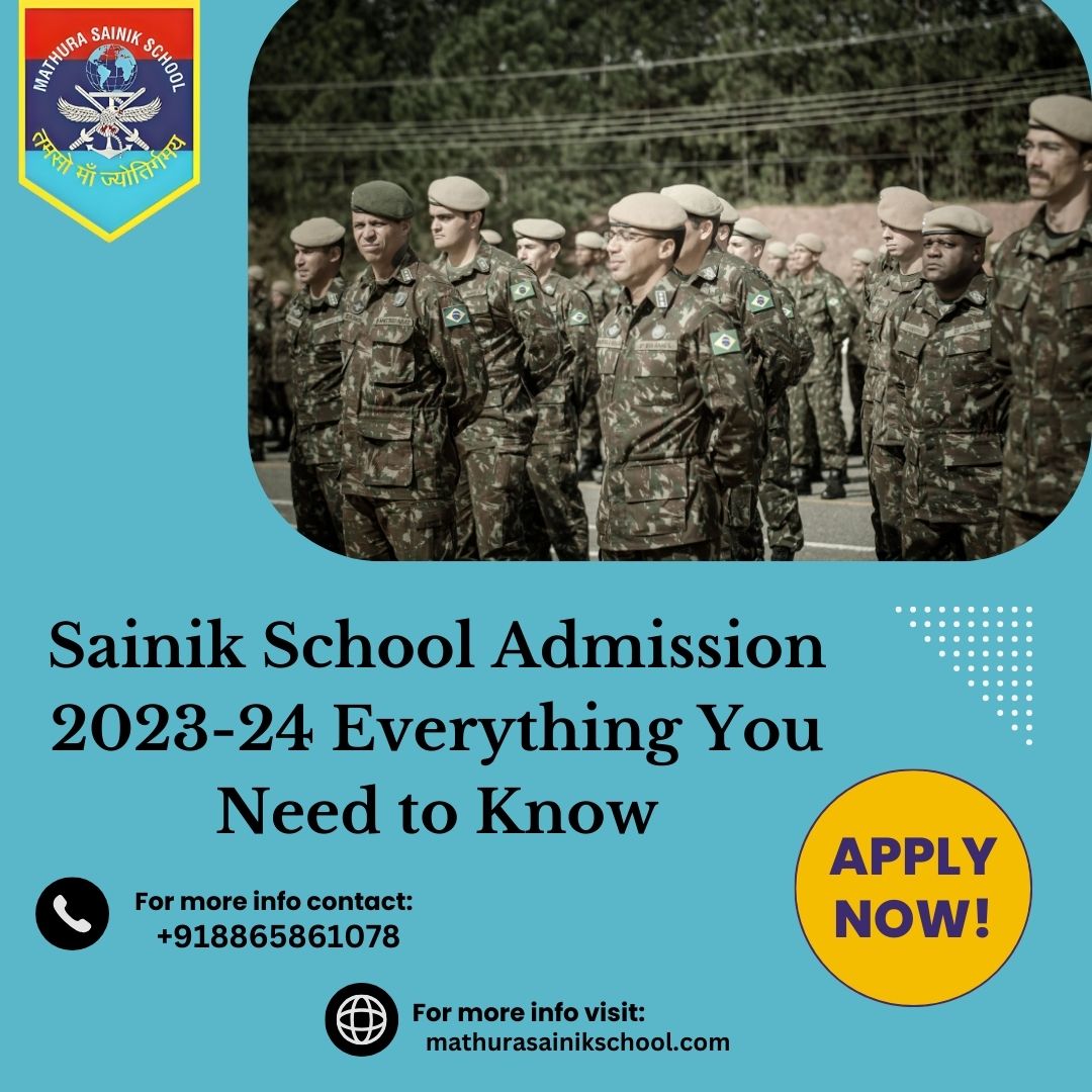 Sainik School Admission 2023-24 Everything You Need To Know